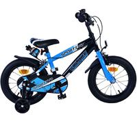 Vélo enfant Volare Sportivo pour garçons - 14 pouces en bleu et noir avec freins à deux mains