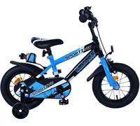 Vélo enfant Volare Sportivo pour les garçons - 12 pouces en bleu et noir