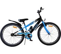 Vélo enfant Volare Sportivo pour les garçons - 24 pouces en noir bleu pour les enfants de 8 à 10 ans