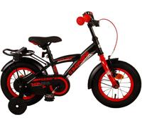 Vélo enfant Volare Thombike - Garçons - 12 pouces - Noir Rouge