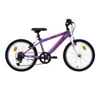 Vélo Enfant VTT 20 Fille LOOPING / EDEN BIKES avec cadre et fourche rigide Violet & Fushia G