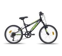 Vélo enfant VTT 20'' Fourche Télescopique équipé de 6 vitesses par poignée tournante avec dérailleur Shimano TY21 + Freins