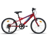Vélo enfant - VTT 20'' Rigide pour taille de 120 à 140 cm - 6 vitesses - poignée tournante - freins V-Brake