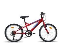 Vélo enfant VTT 20'' Rigide équipé de 6 vitesses par poignée tournante et de freins V-Brake