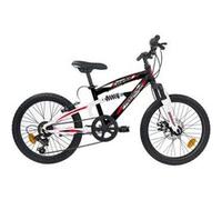 Vélo enfant - VTT 20'' - Tout Suspendu - 6 vitesses Shimano - Frein à disque avant - V-Brake arrière.