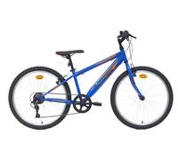 Vélo enfant - VTT 24''mixte pour ado de 140 à 160 cm - 6 vitesses - poignée tournante - freins V-Brake et jante en aluminium