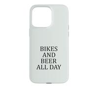 Vélo et bière Toute la journée Coque pour iPhone 15 Pro Max