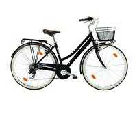 Vélo Femme Boulevard 28 Pouces 18 Vitesses Noir
