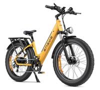 velo femme electrique vtc ENGWE E26 ST 26 pouces fat bike de ville Moteur 250W Autonomie 140km double suspension 48V16AH Jaune