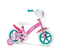 Vélo Fille 12 Biciclette Pour Fille Minnie Rose Avec Roues