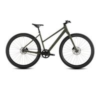 Velo fitness cube editor one trapeze single speed courroie 700 mm vert reed 2026
