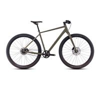 Velo fitness cube hyde pro shimano nexus 8v courroie 700 mm vert dusty olive 2025