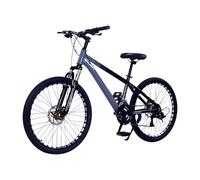 Vélo for Enfants, VTT Junior 21 Vitesses, Cadre en Aluminium, Fourche Avant Rigide, Hauteur Réglable, Convient Aux Enfants De 9 À 16 Ans.(Gris,20INCH)