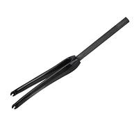 Vélo Fourche Avant en Fiber De Carbone C Frein Tube Droit Dur Ultraléger 700C Vélo De Route Pignon Fixe pour V-Frein(Un Signe Rouge)