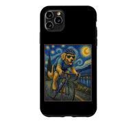 Vélo Golden Retriever Art Cycliste Chien Course Un Vélo de Route Coque pour iPhone 11 Pro Max