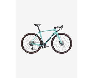 Vélo Gravel Bianchi Impulso Comp Shimano GRX 820 2x12V bleu clair - S