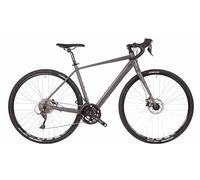 Vélo Gravel en aluminium de route avec Shimano Claris 2 x 8 vitesses 700 x 40c Couleur Gris (M 540)