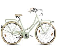 Vélo hollandais dame 28"" FEELGOOD monovitesse vert menthe Hollandia