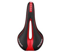 Vélo Housse de siège, DE Confort Selle de vélo avec housse imperméable Noir Selle de super-héros Convient Coussin pour assise de VTT et vélo de route Selle de vélo pour hommes femmes et enfants, Red