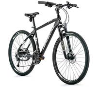 Velo Musculaire VTC 28" LEADER FOX SUMAVA 2022 Homme Noir Mat 9V Cadre 17,5 Pouces (Taille Adulte 170 à 178 cm)
