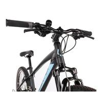 Velo musculaire vtt 24 leader fox spider 2026 garcon noir mat 7v (taille enfant 135 ? 145 cm)