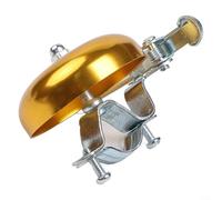 Vélo pliable en alliage d'aluminium pour vélo de montagne, vélo pour enfants, pour mini alarme de guidon rétro pour klaxon 90-100 dB, rouge (doré)