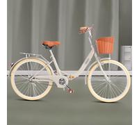 Vélo Pliable pour Adulte De 24 Et 26 Pouces, Vélo Pliable pour Les Déplacements en Ville, Vélo Pliable en Acier À Haute Teneur en Carbone B,24 inch