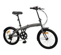 Vélo pliant 20 pouces 6 vitesses gris mixte