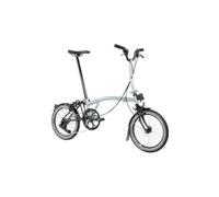 Velo pliant brompton c line explore 12 vitesses cintre medium lunar ice