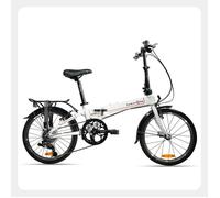 Vélo Pliant DAHON MARINER D8 20 Pouces Cadre en Aluminium Léger 8 Vitesses Freins V pour Adultes de 145 cm à 195 cm Blanc
