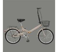 Vélo Pliant De 20 Pouces en Acier À Haute Teneur en Carbone pour Hommes Et Femmes, Vitesse Unique sans Absorption des Chocs, s'adapte À La Plupart des Coffres De Voiture B,20 inch