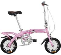 Vélo Pliant Vélo De 12 Pouces Mini Vélo Pliant Léger Vélo à Pédales pour Les Vélos De Confort D’étudiant Adulte Adapté Aux Environnements Urbains, D