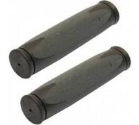 Velo poignées de gel de Kraton antidérapant 130 mm gris par paire