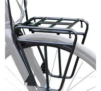 Vélo Porte-Bagages - Aluminium | Bicyclette Proue Transporteur avec Panier Fixation Trous | Cyclisme Équipement Support Cargo Plateforme Randonnée Navette Rangement Cadre pour Camping Pê