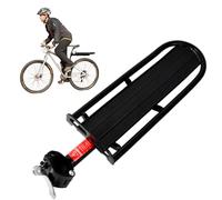 Vélo Porte-Bagages Arrière, Support de Bagages de Vélo Rétractable, Porte-Bagages Arrière VTT en Alliage d'Aluminium, Transporteur de Vélo Universel avec Dégagement Rapide, Charge Max 10KG/22Lbs