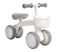 Vélo pour bébé à partir de 1 an, 4 Roues, Anti-basculement, sans pédales | Siège souple réglable, roues silencieuses en EVA, limiteur de direction, montage sans outil, léger 1,9 kg, jusqu'à 25 kg