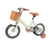 Vélo pour enfant de 12 pouces à partir de 2 à 4 ans, vélo d'enfant avec frein, selle réglable en hauteur et pneus pneumatiques, cadre en acier au carbone avec support, vélo d'apprentissage pour
