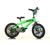 Vélo pour enfant Dino Bikes BMX Vert Taille 12" - 14" - 16" (Cercle 16 Pouces)