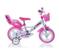 Vélo pour enfant - SCH - ROSES - 12'' - Blanc - Accessoires inclus - 3 à 5 ans