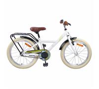 Vélo pour Enfants 24 Pouces pour les 8-12 ans - vidaXL - acier - blanc - réglable - 158 x 53 x 100 cm 4139056