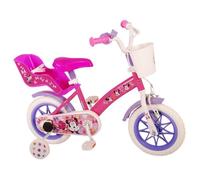 Vélo pour enfants Disney Minnie Mouse - Filles - 12 pouces - Rose - Go-getter