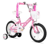 Vélo pour enfants - JOYSTAR - Princesse - 12"" - Rose - roues stabilisatrices - cadre acier