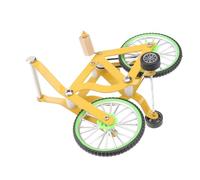 Vélo pour Perroquet, Entraînement Intelligent, Jaune, Métal Plastique