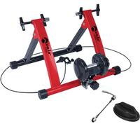 Velo Pro Turbo Trainer | Vélo d'Appartement Magnétique à Résistance Variable pour Vélos de Route et de Montagne | Entraîneur de Vélo Stationnaire | Cadre en Acier Pliable | 26 po - 28 po, Roue 700c
