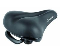 VELO Saddle, with Handles, 258 x 217 mm, with elastomer Bumper, Black, with Card