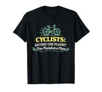 Vélo sauver la planète Un Coup de pédale T-Shirt