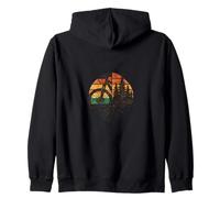 Vélo Silhouette forêt Coucher de Soleil Graphique Sweat à Capuche
