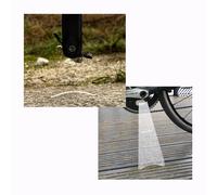 Velo-tool Support de vélo invisible, Velo-Stand disponible en 2 tailles - Petit et grand support de photographie en acrylique transparent de 4 mm d'épaisseur pour médias sociaux, poteaux d'influence