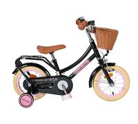 Vélo tout chemin avec panier fille Volare Excellent CB Noir