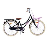 Vélo tout chemin avec porte-bagages avant fille Volare Excellent CB Noir